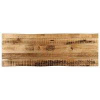 Tafelblad met natuurlijke rand 110x40x2,5 cm massief mangohout - thumbnail