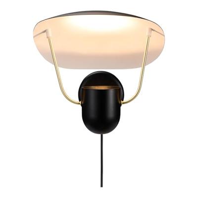 Wandlamp zwart Bedlamp met schakelaar 'Fabiola' Wandlamp zwart Bedlamp met schakelaar 'Fabiola'