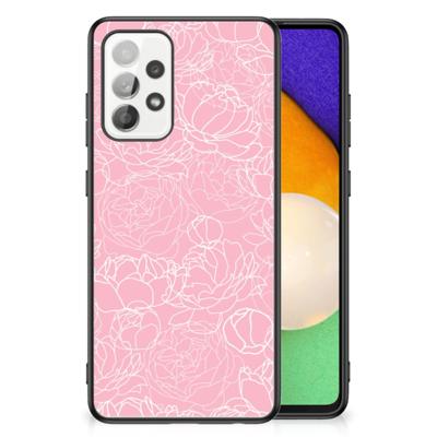 Samsung Galaxy A52 | A52s (5G/4G) Bloemen Hoesje White Flowers Samsung Galaxy A52 | A52s (5G/4G) Bloemen Hoesje White Flowers