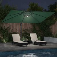 VidaXL Parasol groen 351 x 250 x 253 cm polyester en aluminium - thumbnail