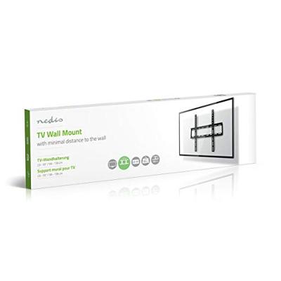 Nedis Vaste TV-Muurbeugel | 23-55 " | Zwart | 1 stuks - TVWM1031BK TVWM1031BK Nedis Vaste TV-Muurbeugel | 23-55 " | Zwart | 1 stuks - TVWM1031BK TVWM1031BK