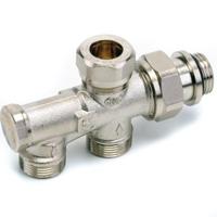 Comap Onderblok zelfdichtend 1 pijps M22 met afsluiter vernikkeld 438522B - thumbnail