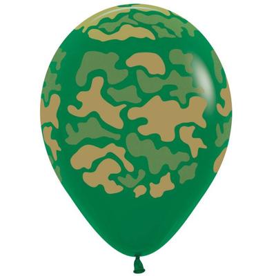 Ballonnen camouflage 5 stuks