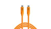 Tether Tools CUC15-ORG USB-kabel USB-C stekker, USB-C stekker 4.60 m Oranje - thumbnail
