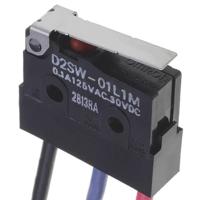 Omron D2SW-01L2M Microschakelaar 30 V/DC 0.1 A 1x aan/(aan) 1 stuk(s) Bag - thumbnail