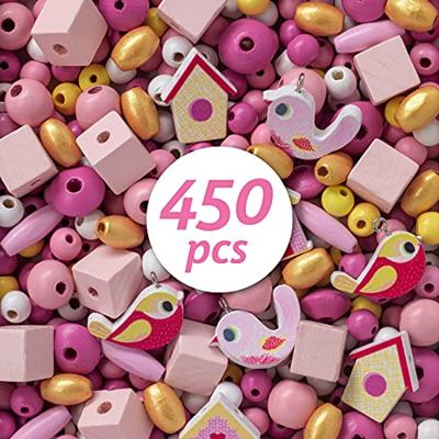 Houten kralen - Vogels - DJECO meerkleurig Houten kralen - Vogels - DJECO meerkleurig