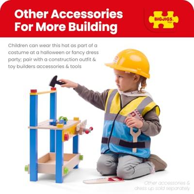 Bigjigs kinder bouwhelm geel