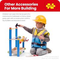 Bigjigs kinder bouwhelm geel - thumbnail
