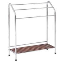 Beliani - MURIVA - Handdoekrek - Zilver - Staal - thumbnail