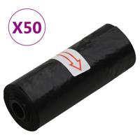 VidaXL Hondenpoepzakjes 750 st 30x20 cm polyetheen zwart - thumbnail