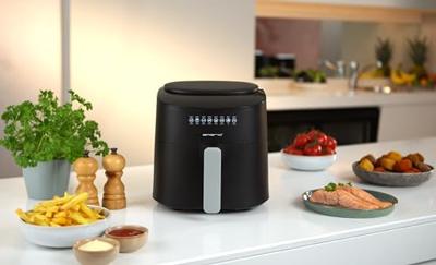 EMERIO AF-129369 Airfryer 4.5 l 1300 W Zwart