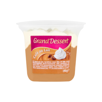 Ehrmann Grand Dessert Cafe au Lait 190 g bij Jumbo