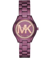 Horlogeband Michael Kors MK3764 Staal Paars 16mm