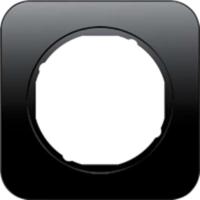 Berker R.1 Afdekraam 4-voudig Zwart 10142145 - thumbnail