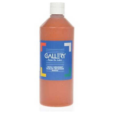 Gallery plakkaatverf, flacon van 500 ml, lichtbruin
