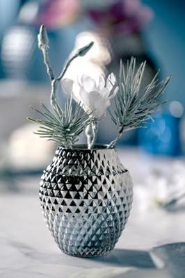 Leonardo Pallazo Vaas 11 cm zilver Leonardo Pallazo Vaas 11 cm zilver