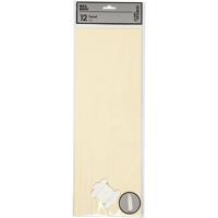Creativ Company Tassels, afm 12x35 cm, 14 gr, off-white, 12 stuk/ 1 doos - thumbnail