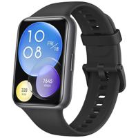 HUAWEI WATCH FIT 2 Deep Tarnish Midnight Black Silicone Strap EU - thumbnail