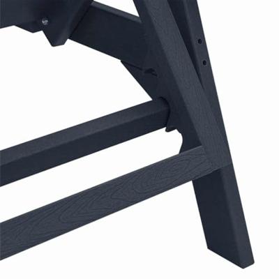 Ligstoel 3 pcs Marineblauw Polyetheen