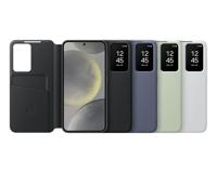Samsung Smart View Wallet Booklet Samsung Galaxy S24 Zwart Stootbestendig - thumbnail