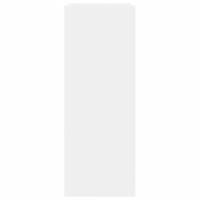 Schoenenkast 74,5x37,5x100 cm bewerkt hout wit - thumbnail