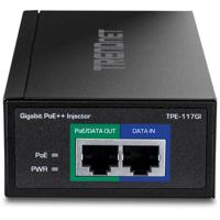 TRENDnet TPE-117GI Gigabit Ultra PoE+ injector, Full Duplex Gigabit snelheid, 100 m netwerk bereik, plug & play - thumbnail