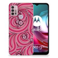 Motorola Moto G30 | G10 | Hoesje maken | Swirl Pink - thumbnail