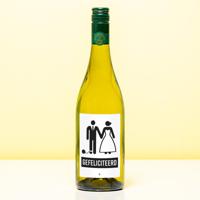Wijnfles Game over Bruidspaar - Wit (Sauvignon Blanc) - thumbnail