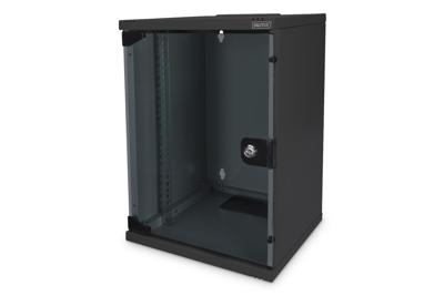 Digitus DN-10-SET-2-B 10inch-patchkast 9 HE Zwart (RAL 9005), Zwart Digitus DN-10-SET-2-B 10inch-patchkast 9 HE Zwart (RAL 9005), Zwart