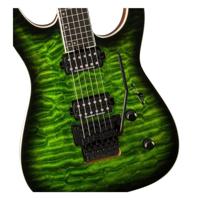 Jackson Pro Plus Series Dinky DKAQ Emerald Green EB elektrische gitaar met gigbag - thumbnail