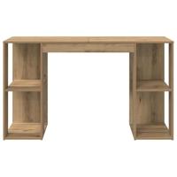 Bureau met Opslag artisanaal eikenkleurig 130 x 50,5 x 75 cm - thumbnail