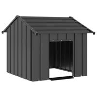 VidaXL Hondenhok met dak 85x107x81 cm gegalvaniseerd staal - thumbnail