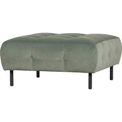 WOOOD Hocker 'Lloyd' Velvet, kleur Waterplant