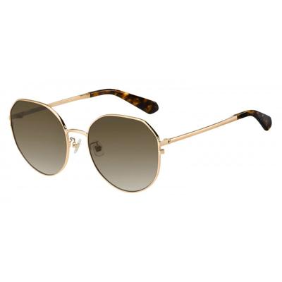 Kate Spade zonnebril Carlita dames goud met bruine lens