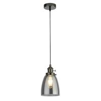 Searchlight HanglampPendax Ø 14cm met smoke glas - 1921-1BC - thumbnail