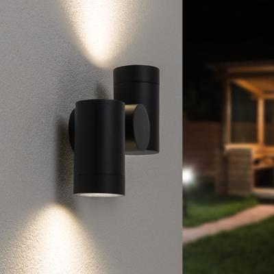 Silva - LED Wandlamp - IP64 Waterdicht - 8 Watt 690 Lumen - GU10 Fitting - 4000K Neutraal Wit - Dimbaar - Kantelbaar - Voor binnen en buiten - Up & Down Light - Zwart Silva - LED Wandlamp - IP64 Waterdicht - 8 Watt 690 Lumen - GU10 Fitting - 4000K Neutraal Wit - Dimbaar - Kantelbaar - Voor binnen en buiten - Up & Down Light - Zwart