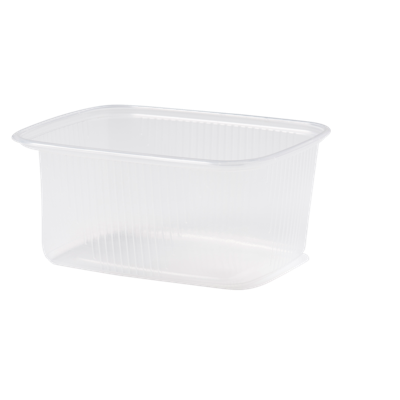 Bak | PP | 250ml | saladebak | 108x82x50mm | transparant | 1000 stuks