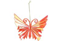 Kersthanger vlinder rood - thumbnail