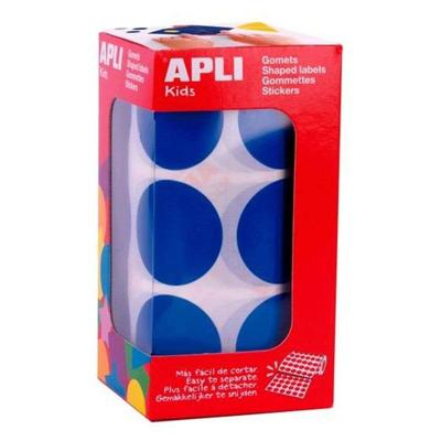 Stickers Apli Blauw Cirkelvormig