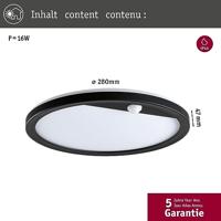 Paulmann 94708 Lamina PIR 2200K rd. schwarz LED-plafondlamp 14 W Zwart - thumbnail