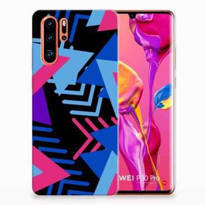 Huawei P30 Pro | TPU Hoesje | Funky Triangle