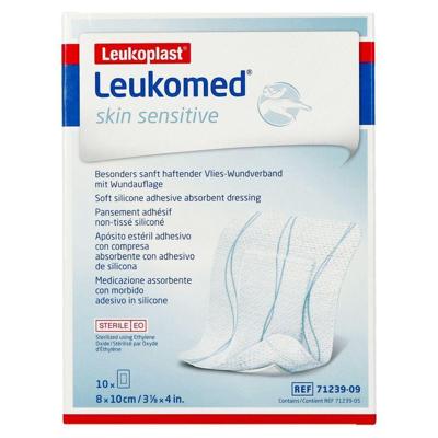 Leukomed Skin Sensitive 8xmx10cm 10 Stuks