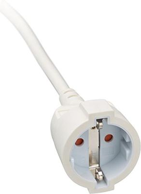 Brennenstuhl Kwaliteits kunststof verlengsnoer met platte stekker 5m H05VV-F3G1,5 wit - 1168980250