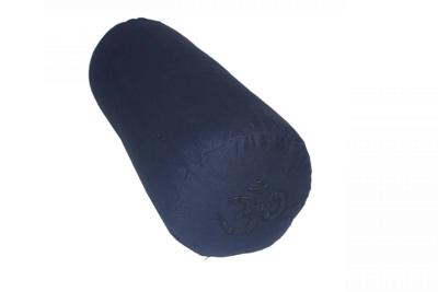 Yoga Bolster Blauw Rond Katoen - Ohm - 60 x 20 cm