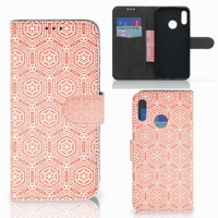 Huawei P Smart 2019 Telefoon Hoesje Pattern Orange - thumbnail