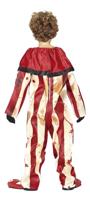 Killer Clown Jumpsuit kind Gestreept - thumbnail