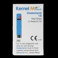 Multicheck cholesterol teststrips 10 Stuks - thumbnail