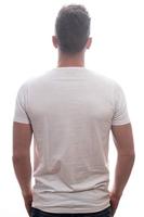 Slater T-Shirt Basic Fit O-Neck white EXTRA LONG Two Pack (art 7700) - thumbnail