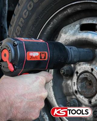 KS Tools 515.3400 515.3400 Pneumatische slagmoersleutel Draaimoment (max.): 860 Nm