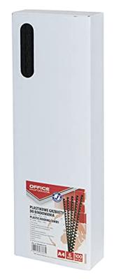 OFFICE products bindruggen, pak van 100 stuks, 6 mm, zwart